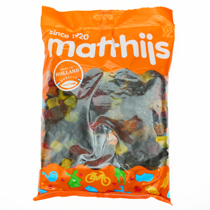 Matthijs Neon Fruit Sweet Liquorice Bears 1kg